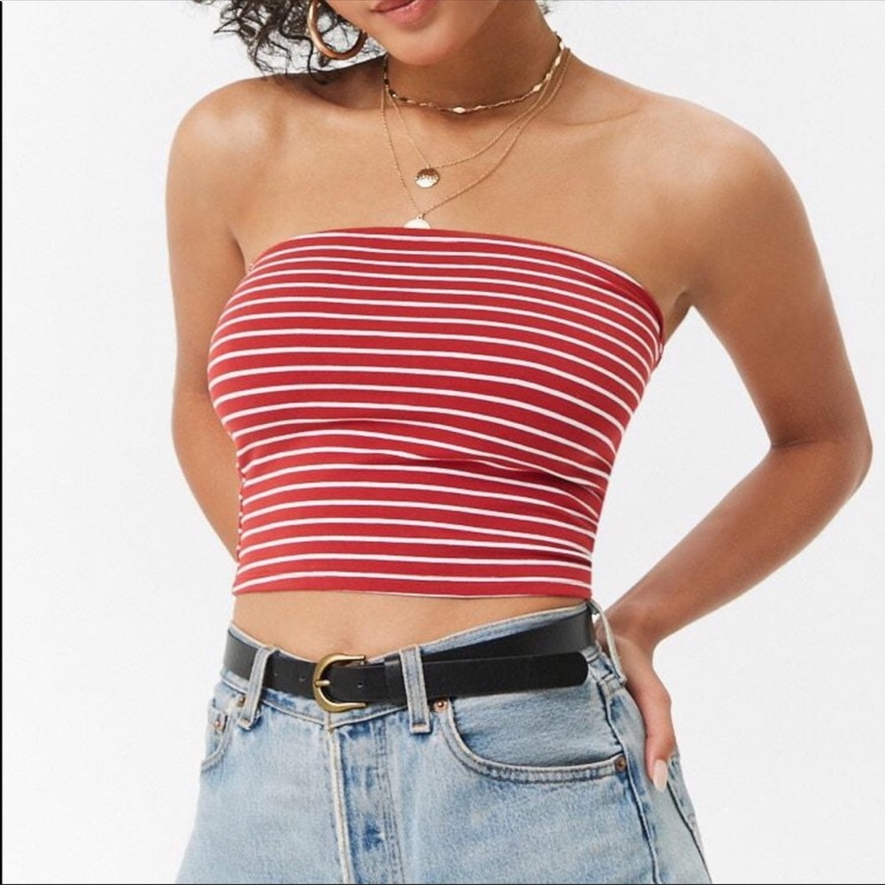 Striped Tube Top
